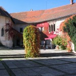 Castle Courtyard in Bled, Slovenia