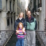 Family in Venice, Italy